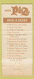 Matchbook Cover - Union Plaza Hotel Casino Las Vegas NV 30 Strike