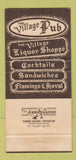 Matchbook Cover - The Village Pub Las Vegas NV 30 Strike