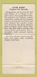 Matchbook Cover - Silver Queen Casino Virginia City NV girlie 30 Strike