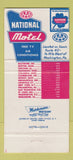 Matchbook Cover - National Motel Washington PA 30 Strike