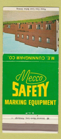 Matchbook Cover - Mecco Safety Marking Equipment Ingomar PA 30 Strike