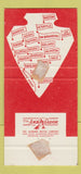 Matchbook Cover - Arrowhead U Drive Rental Cars CA  30 Strike
