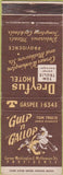Matchbook Cover - Gulp n Gallop Dreyfus Hotel Providence RI CREASE