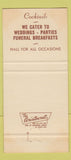 Matchbook Cover - Walker's Maple Grove Milwaukee WI 30 Strike