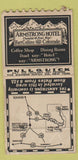 Matchbook Cover - Armstrong Hotel Fort Collins Colorado PULLQUICK WORN