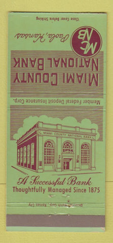 Matchbook Cover - Miami County National Bank Paola KS 30 Strike