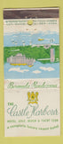 Matchbook Cover - Castle Harbour Hotel Bermuda WEAR 21 Strike Feature