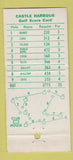 Matchbook Cover - Castle Harbour Hotel Bermuda WEAR 21 Strike Feature