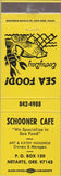 Matchbook Cover - Schooner Cafe Netarts OR