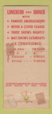 Matchbook Cover - Wivel Scandinavian New York City WORN 21 Strike Feature