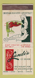Matchbook Cover - Lande's Restaurant Denver Colorado Colfax WORN 30 Stick