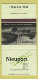 Matchbook Cover - Nieuport 17 Restaurant Santa Ana CA 30 Strike
