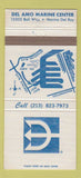 Matchbook Cover - Del Amo Marine Center Marina Del Rey CA 30 Strike