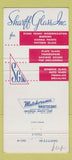 Matchbook Cover - Sharff Glass Canton OH Kawneer  30 Strike