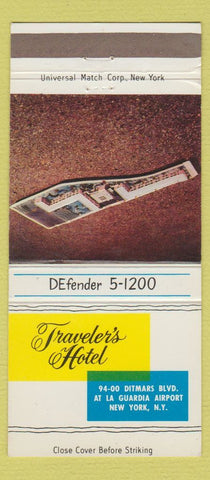 Matchbook Cover - Traveler's Hotel New York City 30 Strike