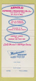 Matchbook Cover - Arnold Express Trucking St Louis MO 30 Strike