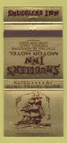 Matchbook Cover - Smuggler's Inn Motor Hotel Fresno CA 30 Strike