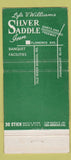 Matchbook Cover - Silver Saddle Inn Downey CA WEAR 30 Stick