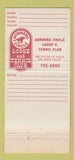 Matchbook Cover - The Swamp Fox Charlie Horse Del Mar CA 30 Strike