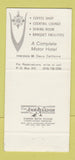 Matchbook Cover - Voyager Inn Davis CA 30 Strike