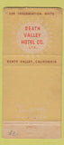 Matchbook Cover - Furnace Creek Inn Death Valley CA WEAR 30 Strike