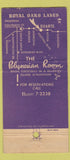 Matchbook Cover - Royal Oaks Lanes Bowling Duarte CA 30 Strike