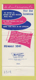 Matchbook Cover - De Luxe Electroplating Buffalo NY 30 Strike