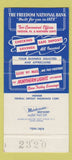 Matchbook Cover - Freedom National Bank Freedom PA 30 Strike