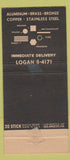 Matchbook Cover - Turner Metals Supply Huntington Park CA 30 Stick