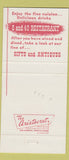Matchbook Cover - 6 and 40 Restaurant Idaho Springs Colorado 30 Strike