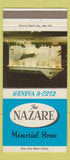 Matchbook Cover - Nazare Memorial Home Lyndhurst NJ 30 Strike