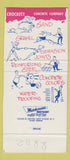 Matchbook Cover - Crockett Concrete Company Irving TX 30 Strike