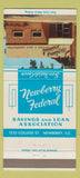 Matchbook Cover - Newberry Federal Savings Loan Newberry SC 30 Strike