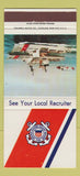 Matchbook Cover - US Coast Guard Recruiting Washington DC 30 Strike