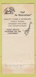 Matchbook Cover - Safari Club Estacada OR tiger 30 Strike