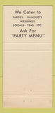 Matchbook Cover - The Fairway Concord MA 30 Strike