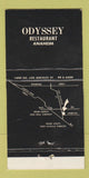 Matchbook Cover - Odyssey Restaurant Anaheim CA 30 Strike
