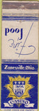Matchbook Cover - Casino Zanesville OH restaurant WORN