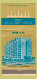 Matchbook Cover - Bevelry Hillcrest Hotel Beverly Hills CA 30 Strike