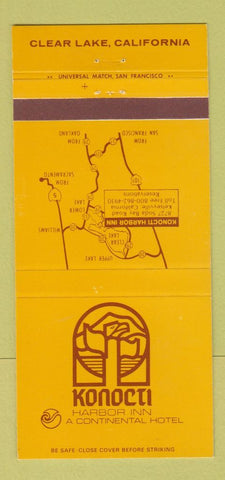 Matchbook Cover - Konocti Hotel Clear Lake CA 30 Strike