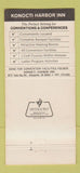 Matchbook Cover - Konocti Hotel Clear Lake CA 30 Strike