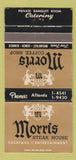 Matchbook Cover - Morris Steak House Alhambra CA WEAR 30 Strike