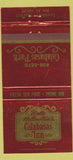 Matchbook Cover - Wally Hollenstein's Calabasas Inn CA WEAR 30 Strike