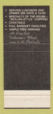 Matchbook Cover - The Fisherman Restaurant Burlingame CA 30 Strike