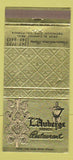 Matchbook Cover - L'Auberge French Restaurant Redwood City CA 30 Strike