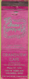 Matchbook Cover - Grandview Cafe Columbus OH WORN