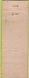 Matchbook Cover - Grandview Cafe Columbus OH WORN
