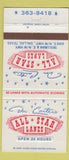 Matchbook Cover - Don Carter All Star Lanes Bowling Dallas TX 30 Strike