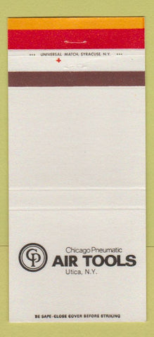 Matchbook Cover - Chicago Pneumatic Air Tools Utica NY 30 Strike