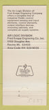Matchbook Cover - Air Logic Fluidics Racine WI 30 Strike